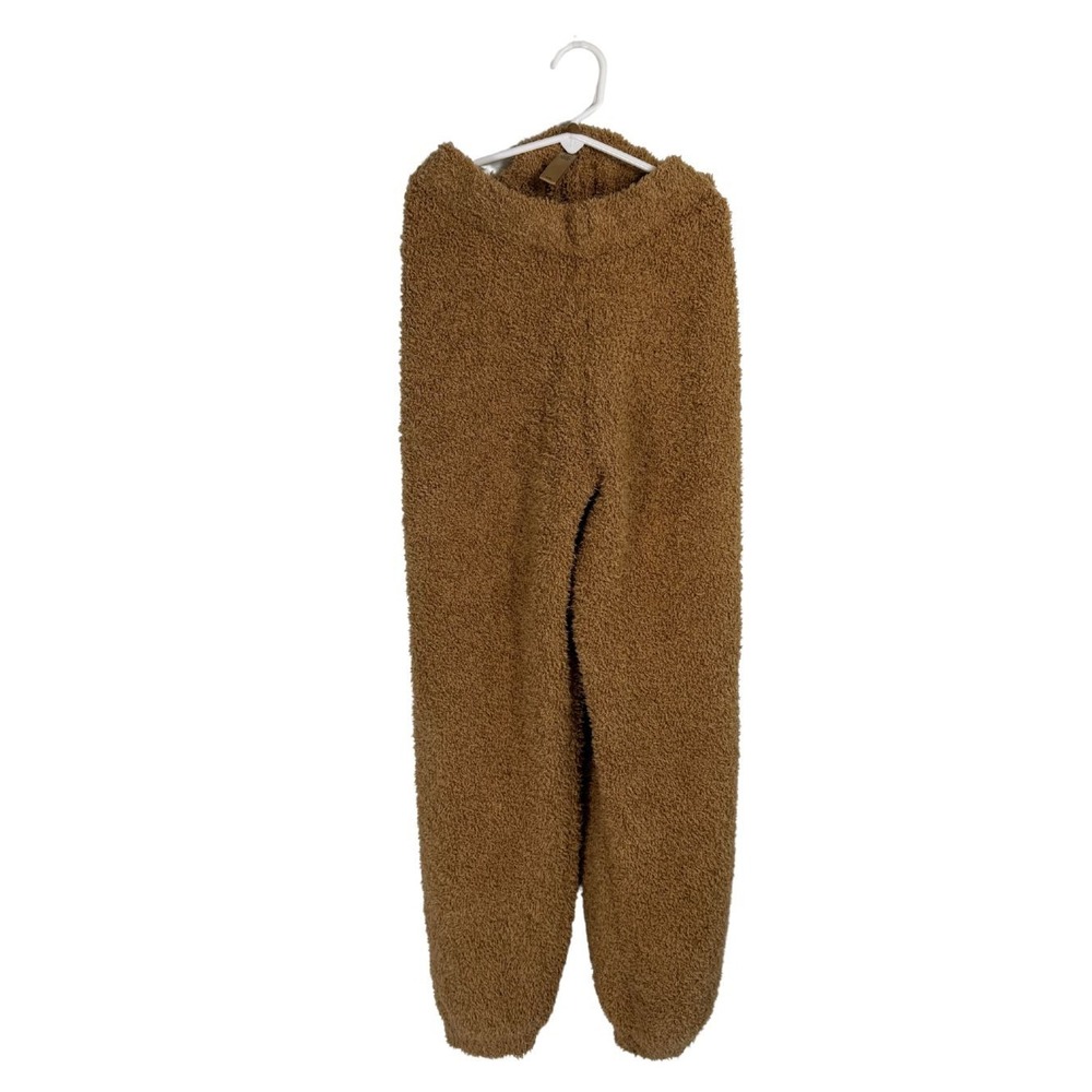 Skims Cozy Knit Pants Camel Brown Boucle Loungewear L/XL